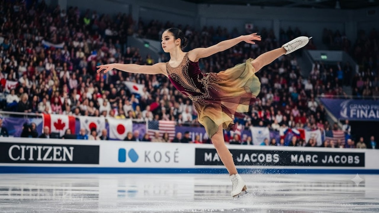 Figure Skater Arabesque