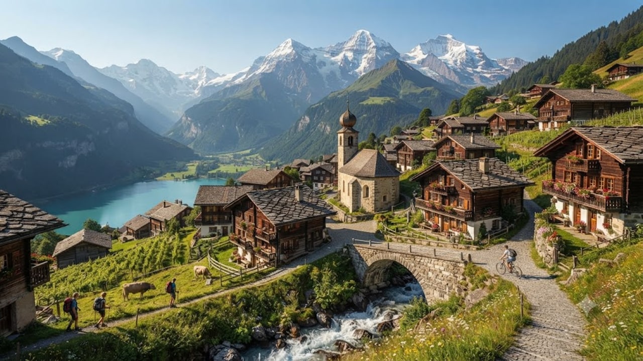 Swiss Alpine Village