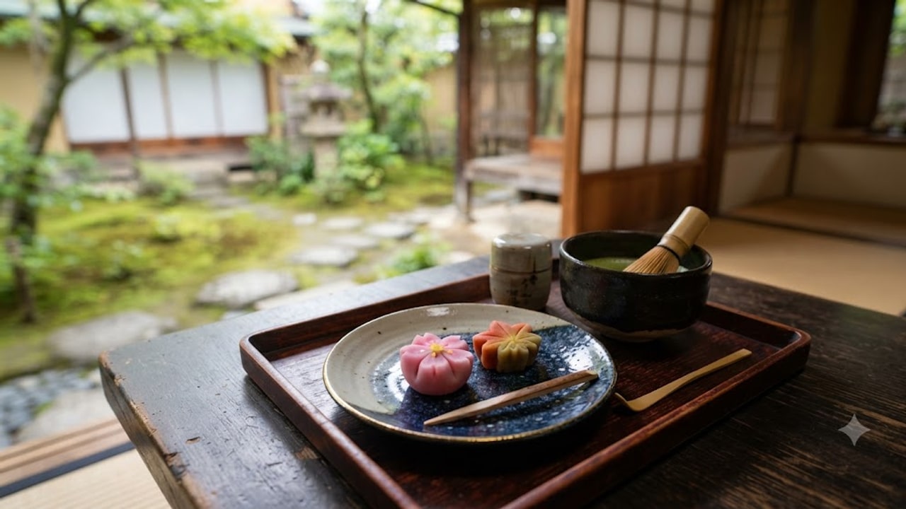Wagashi Garden Tea